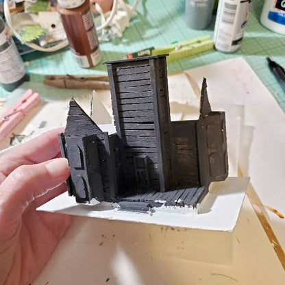 Haunted Halloween Dollhouse Mansion No.1 Handmade Miniature image 14