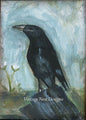 Old Crow No.1 Digital Prints Acrylic Painting image 0