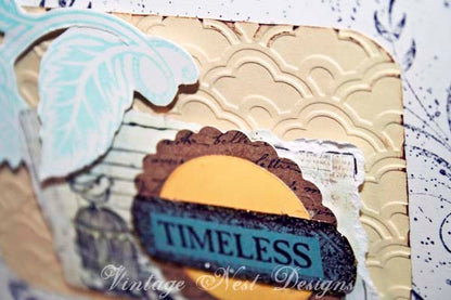 Miscellaneous Card No.4 Greeting Blank Inside Handmade One of a Kind image 5