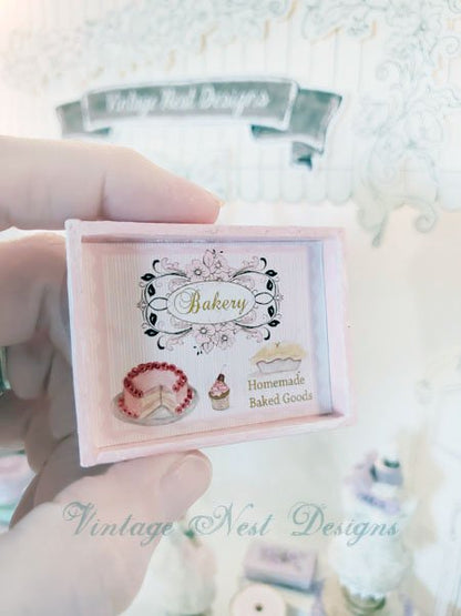 Bakery Sweets No.4:2 Dollhouse Miniature Handmade image 2