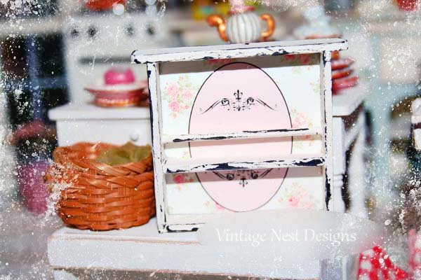Shelf No.6 Dollhouse Miniature Handmade image 1