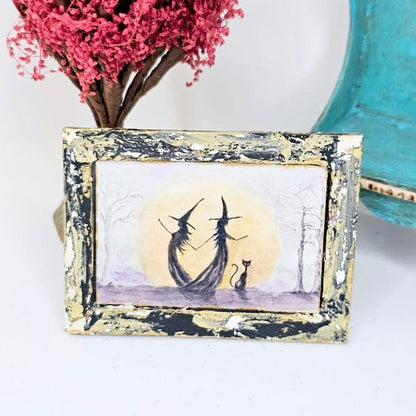 Dancing Witches No.1:3 Dollhouse Miniature Handmade image 2