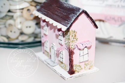 Pink House No.1 Handmade Miniature image 5