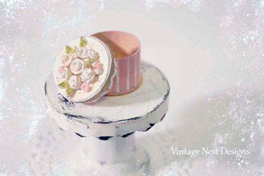 Box No.45 Dollhouse Miniature Handmade image 0