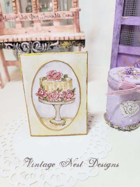 Cake No.11:1 Dollhouse Miniature Handmade image 4
