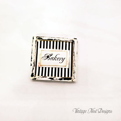Bakery Sign No.5 Dollhouse Miniature Handmade image 3