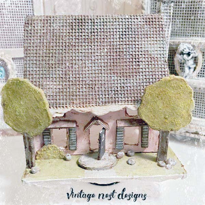 Shabby Pink Dollhouse No.3 Handmade Miniature image 6