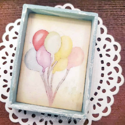Birthday Balloons No.2:1 Dollhouse Miniature image 4