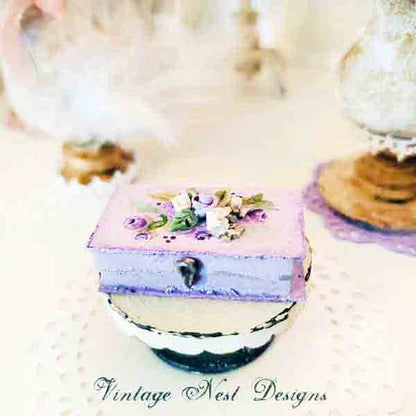 Box No.111 Dollhouse Miniature Handmade image 1