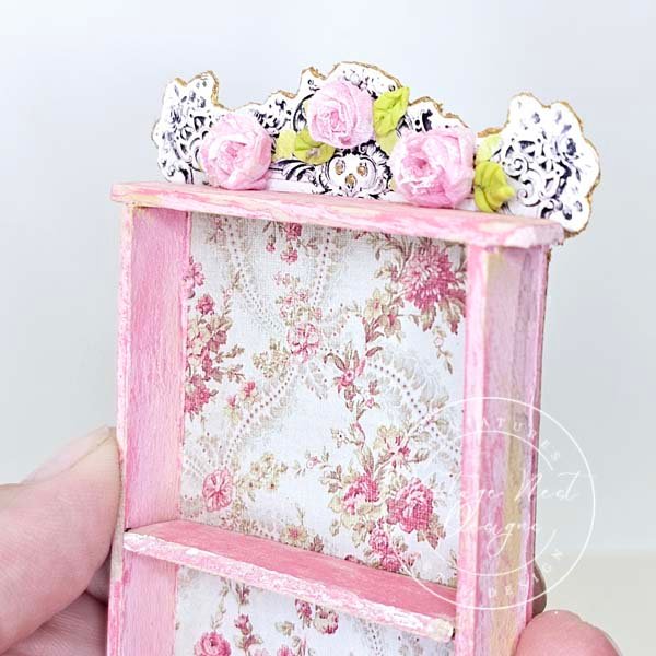 Cabinet Shelf No.112 Dollhouse Miniature Handmade image 4