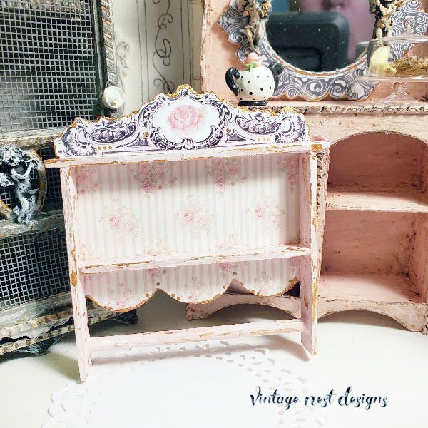 Shelf No.70 Dollhouse Miniature Handmade image 1