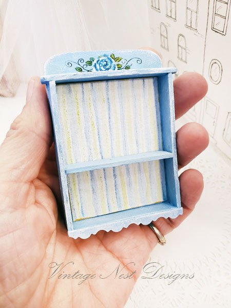 Cabinet Shelf No.108 Dollhouse Miniature Handmade image 3