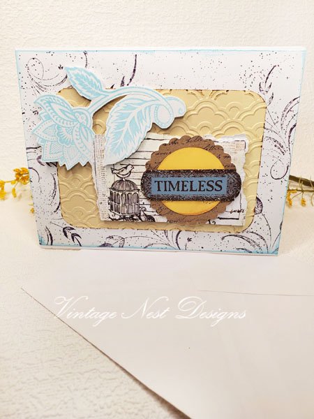 Miscellaneous Card No.4 Greeting Blank Inside Handmade One of a Kind image 4