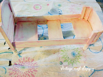 Dollhouse Bed No.3 Handmade Miniature image 11