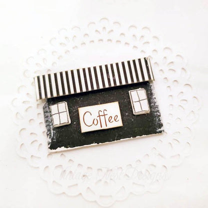 Coffee Sign No.8 Dollhouse Miniature Handmade image 3