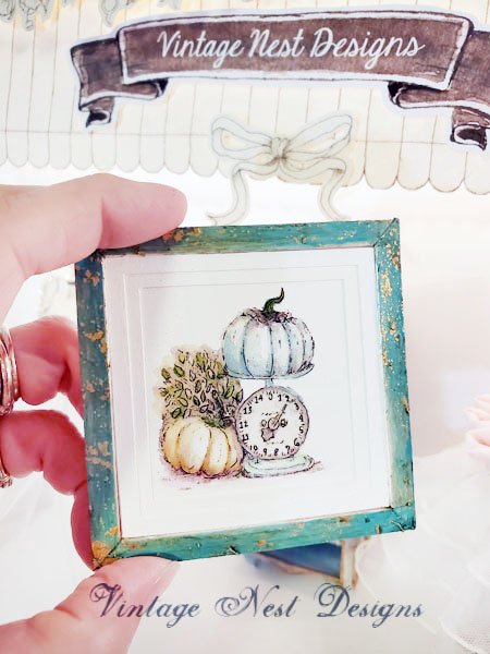 Pumpkins on a Scale No.1:4 Dollhouse Miniature Handmade image 0