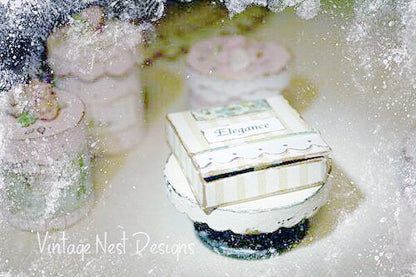Box No.41 Dollhouse Miniature Handmade image 0