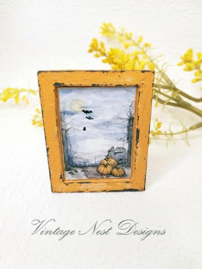 Halloween Pumpkins No.3:3 Dollhouse Miniature image 0