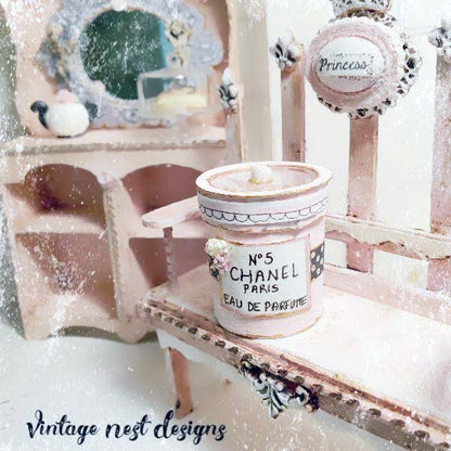 Box No.76 Chanel Dollhouse Miniature Handmade image 8