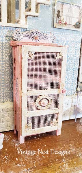 Cabinet No.55 Dollhouse Miniature Handmade image 5