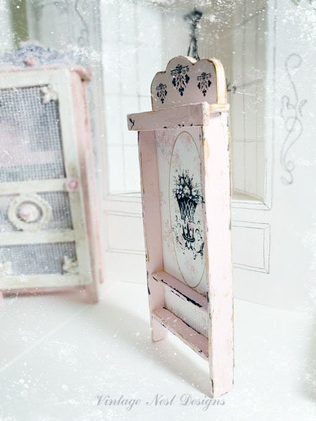 Cabinet Shelf No.60 Dollhouse Miniature Handmade image 2