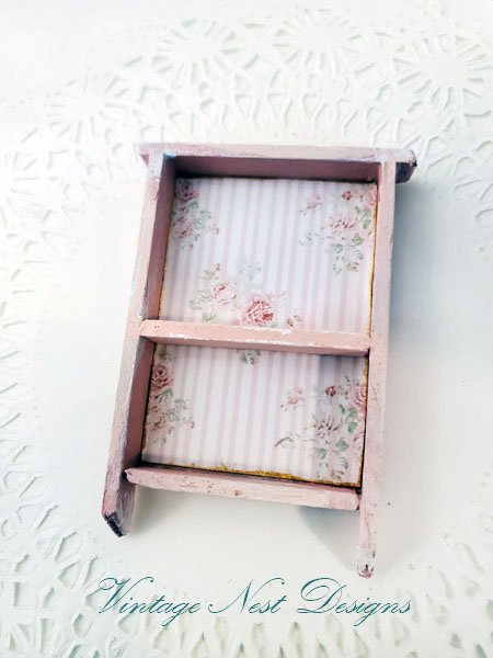 Cabinet Shelf No.106 Dollhouse Miniature Handmade image 0