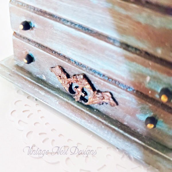 Vintage Style Grungy Dresser No.1 Dollhouse Miniature Handmade image 1