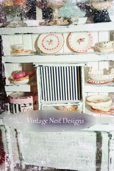Shelf No.7 Dollhouse Miniature Handmade image 0