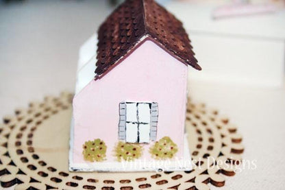 Putz Pink House No.9 Handmade Miniature image 6