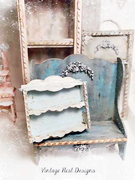 Shelf No.65 Dollhouse Miniature Handmade image 1