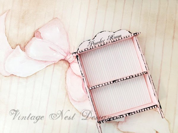 Cabinet Shelf No.93 Dollhouse Miniature Handmade image 3