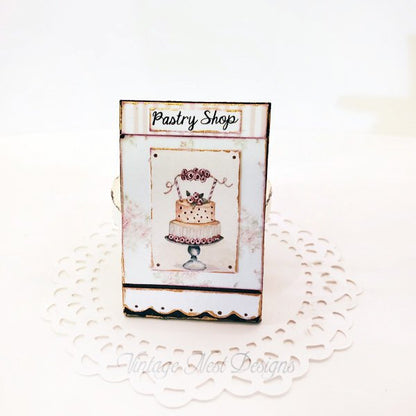 Cake No.5:2 Dollhouse Miniature Handmade image 0