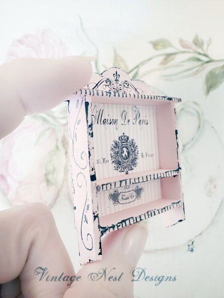 Shelf No.55 Dollhouse Miniature Handmade image 1