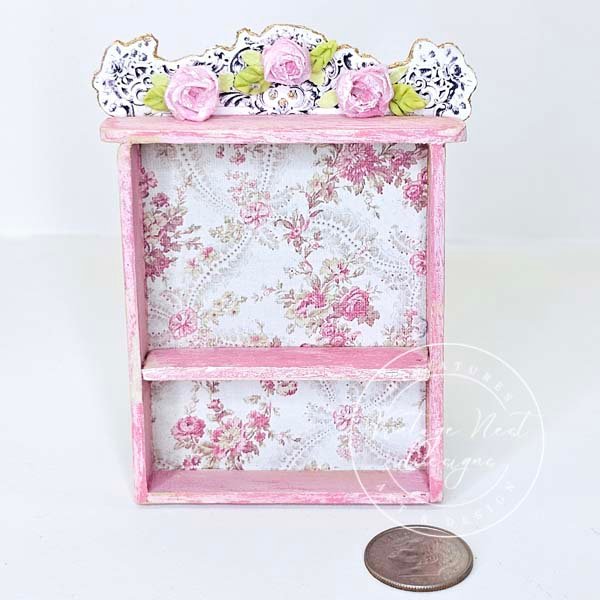 Cabinet Shelf No.112 Dollhouse Miniature Handmade image 1