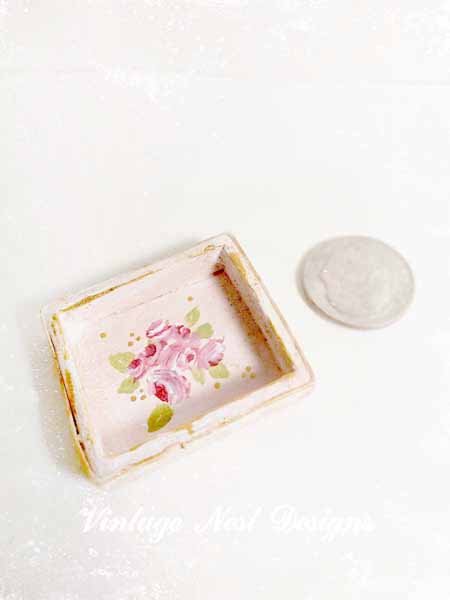 Tray No.2 Dollhouse Miniature Handmade image 1