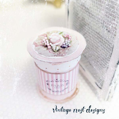 Box No.79 Paris Dollhouse Miniature Handmade image 1
