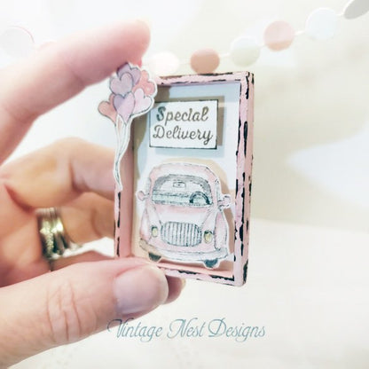 Special Delivery No.1 Dollhouse Miniature Handmade image 3