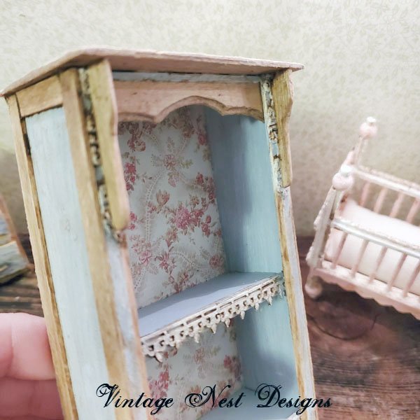 Cabinet No.87 Dollhouse Miniature Handmade image 1