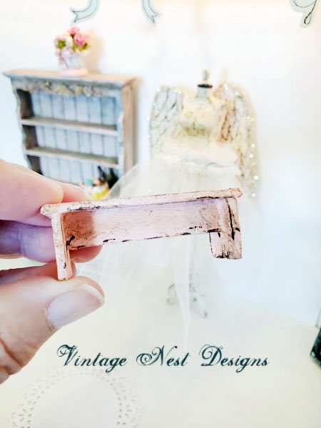 Bench No.12 Dollhouse Miniature Handmade image 3
