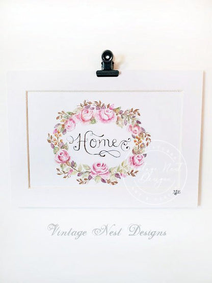 Flowers Home No.1 Original Watercolor Painting image 5