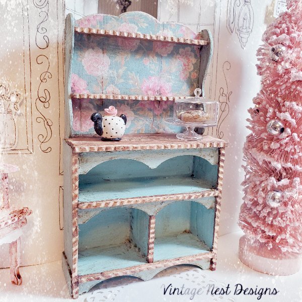 Cabinet No.73 Dollhouse Miniature Handmade image 0