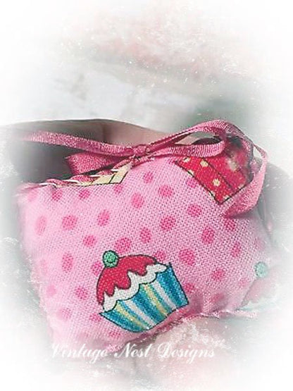 Cupcake Pillow No.1 Dollhouse Miniature Handmade image 3
