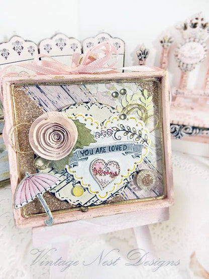 Inspirational Quote No.2 Miniature Handmade Wooden Framed Art image 1
