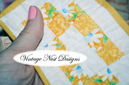 Quilt No.1 Dollhouse Miniature Handmade image 1
