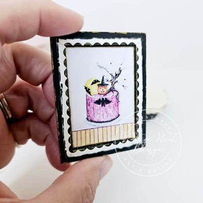 Halloween Cake No.1:1 Dollhouse Miniature image 1