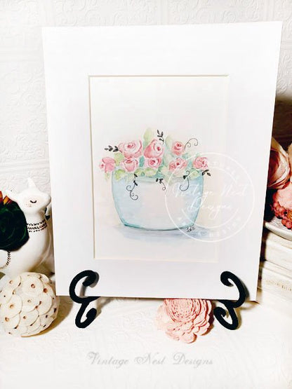 Shabby Roses No.1 Original Oil Painting image 0