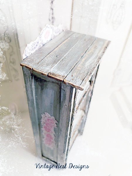 Old Heirloom Cabinet No.63 Dollhouse Miniature Handmade image 4