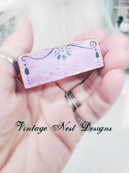 Bench No.16 Dollhouse Miniature Handmade image 1