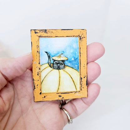 Pumpkins Kitty No.1:1 Dollouse Miniature image 5