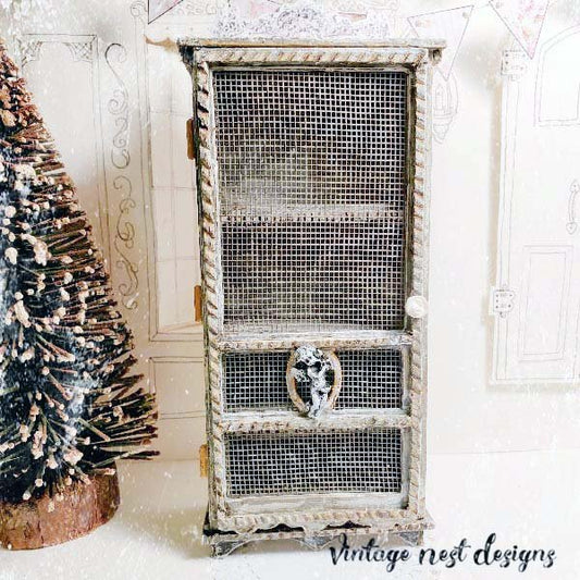 Cabinet No.68 Dollhouse Miniature Handmade image 0